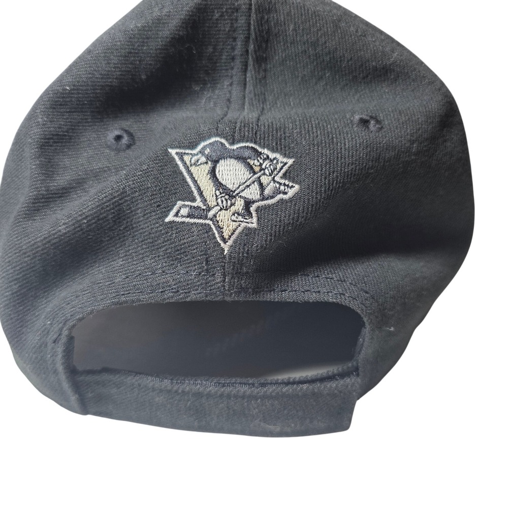 Pittsburgh Penguins New Era 9FORTY Black NHL Baseball Cap Hat - Picture 10 of 10